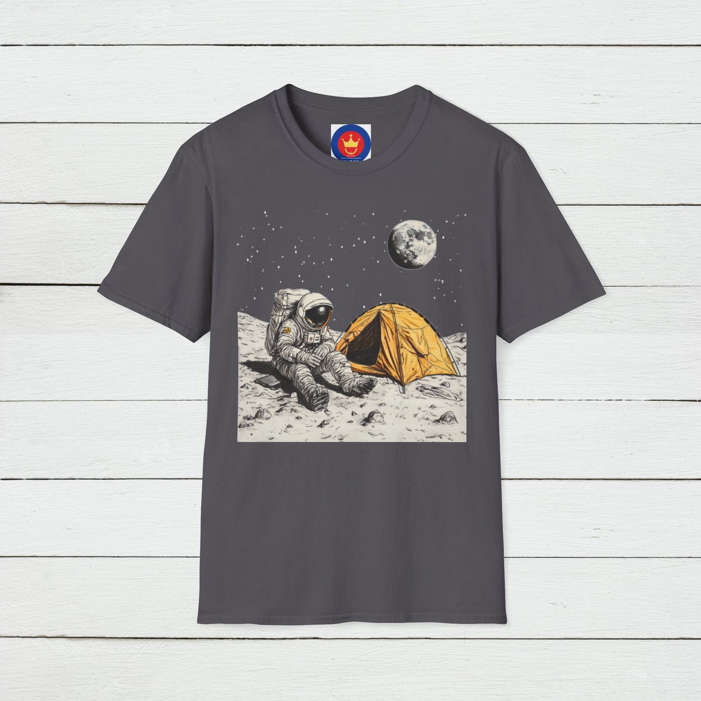 Astronaut Shirt, Funny Moon Shirt, Funny Spaceman Shirt, Outer Space Shirt, Camping Lovers Gift, Camp Lover Shirt, Astronomy, Unisex T-shirt