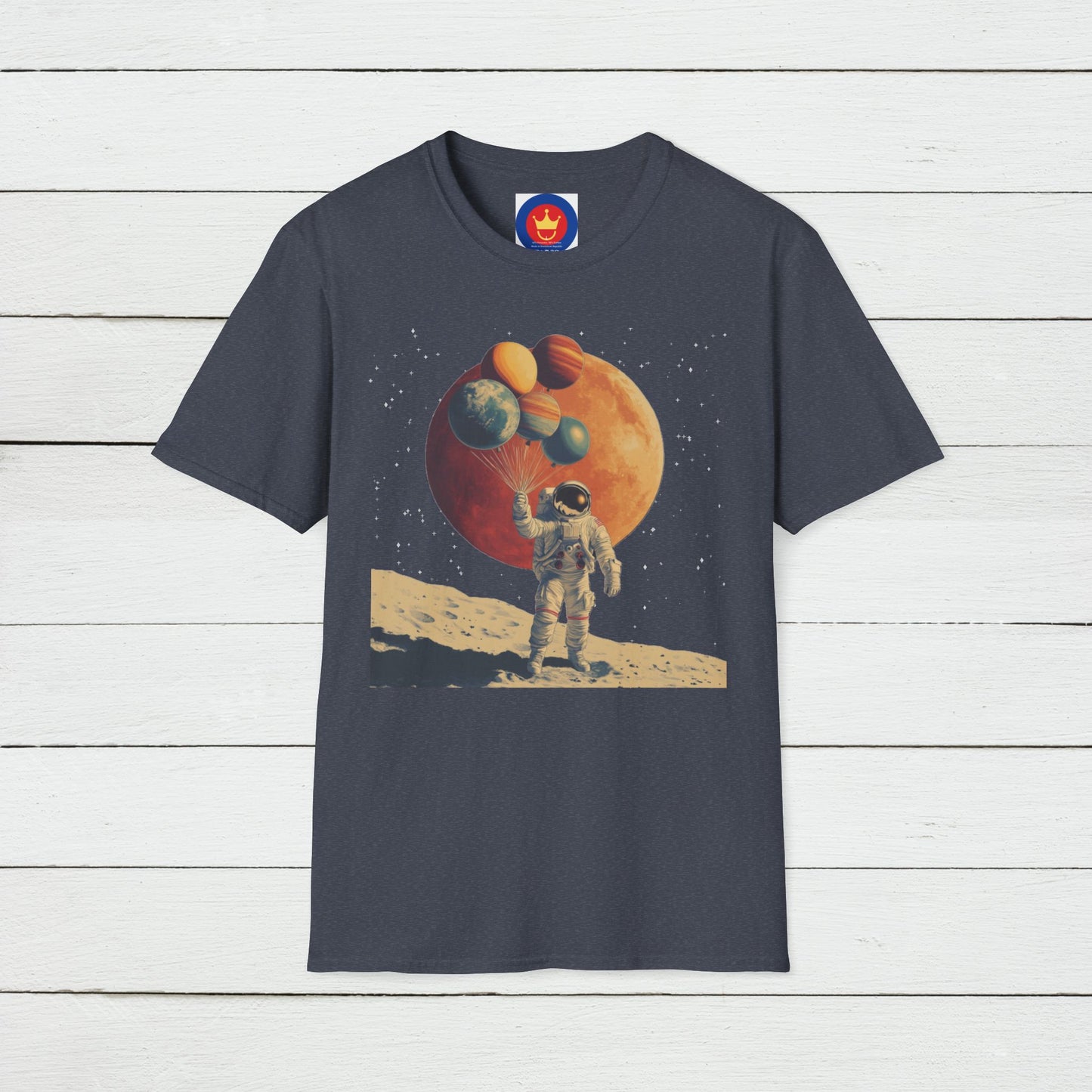 Astronaut Unisex Space Graphic T-shirt | Funny Cosmic Planets Apparel