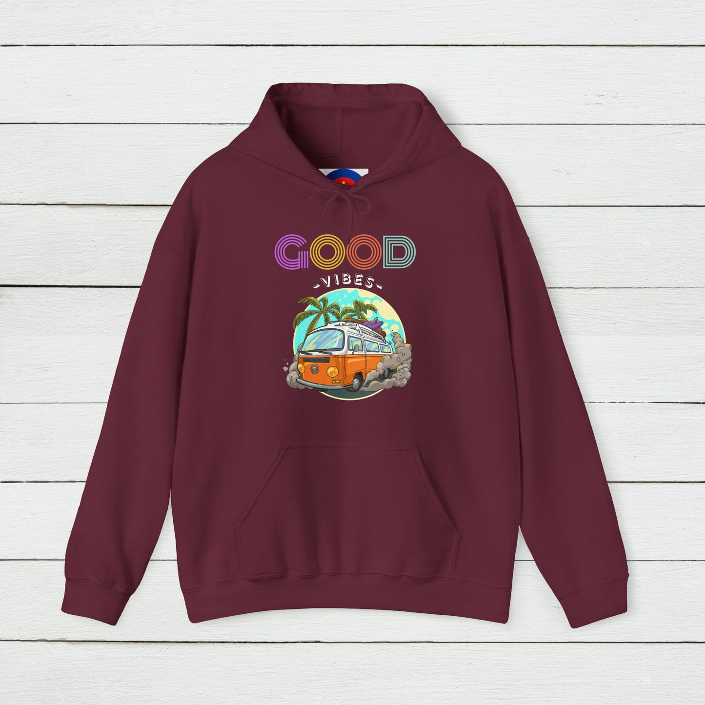 Retro Surf Hoodie | Classic Surfing Design | Surfer Gift