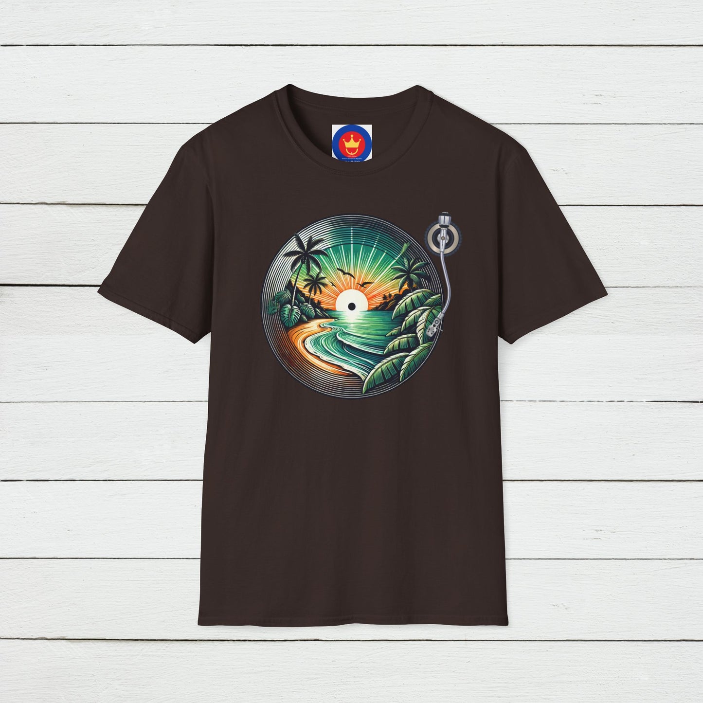 Beach Vinyl Unisex T-Shirt | Beach Bum Fashion Apparel