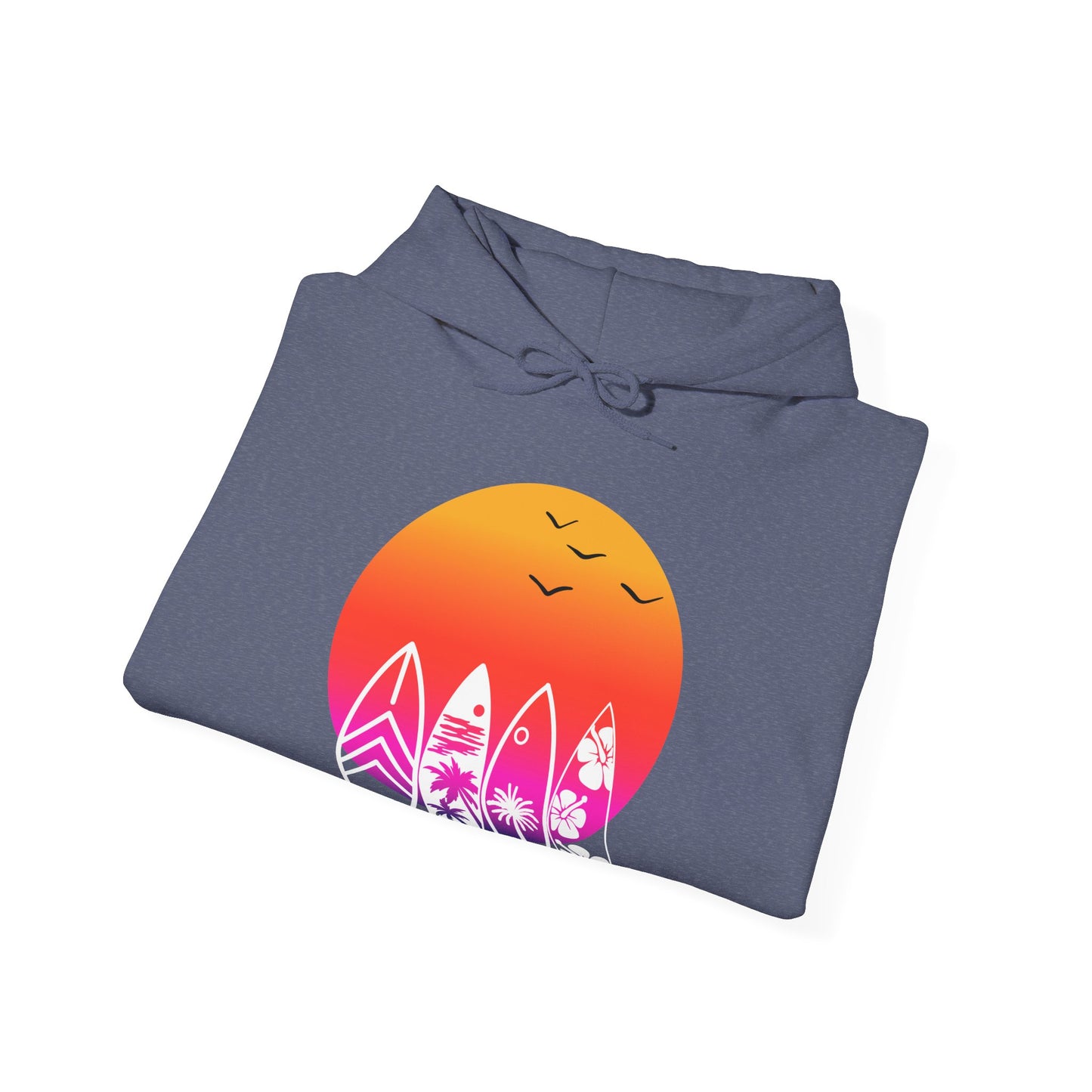 Retro Surf Hoodie | Classic Surfing Design | Surfer Gift