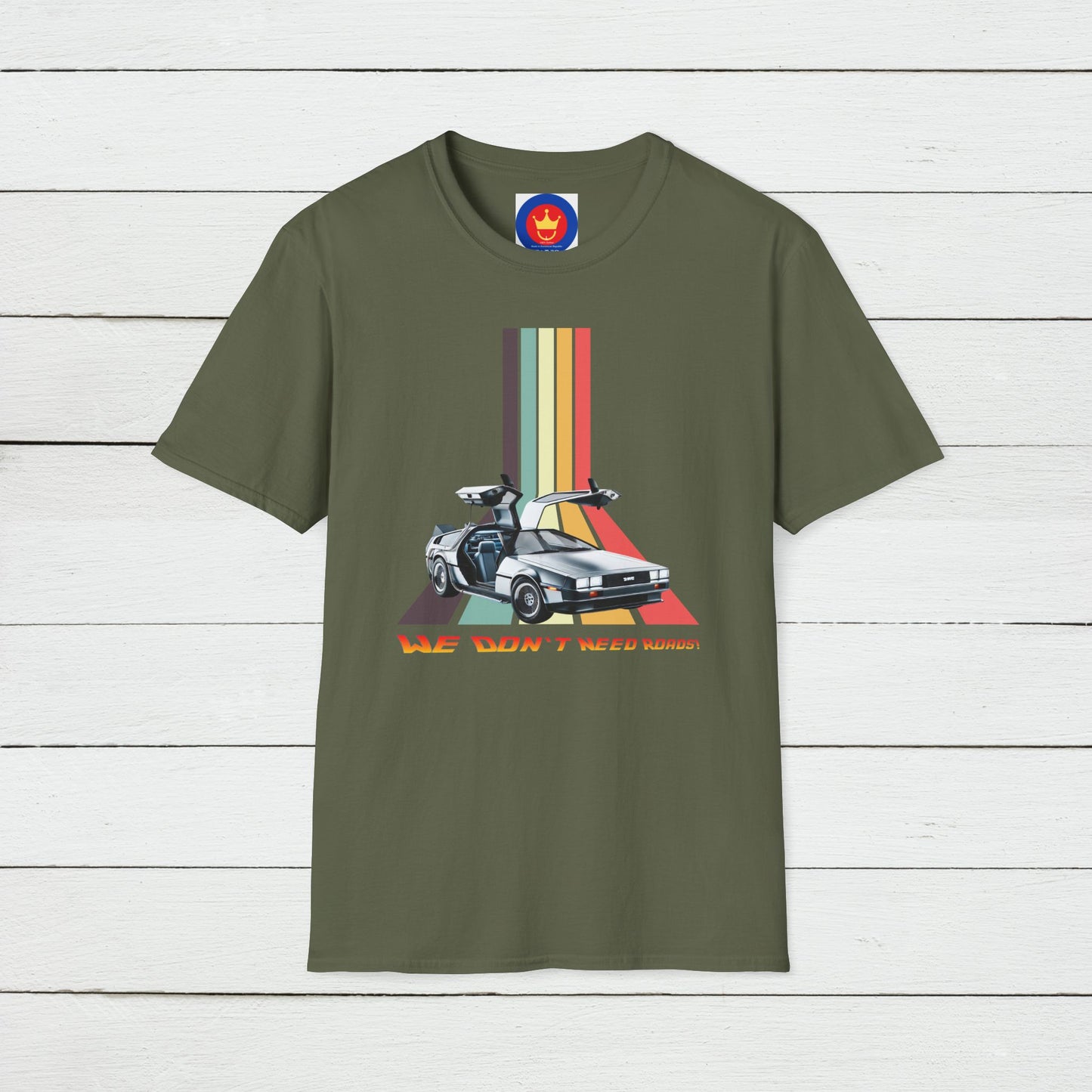 Back to the Future DeLorean Inspired Unisex T-Shirt | 80s Movie Design Shirt