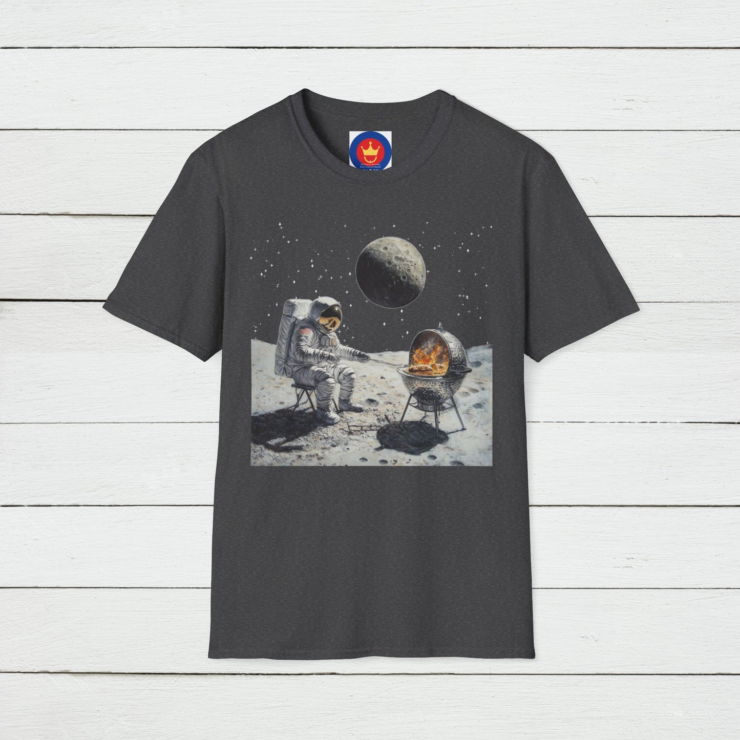 Astronaut Shirt, Funny Moon Shirt, Funny Spaceman Shirt, Outer Space Shirt, BBQ Shirt, Mens Cooking Shirt, Men Cooking Gift, Unisex Shirt
