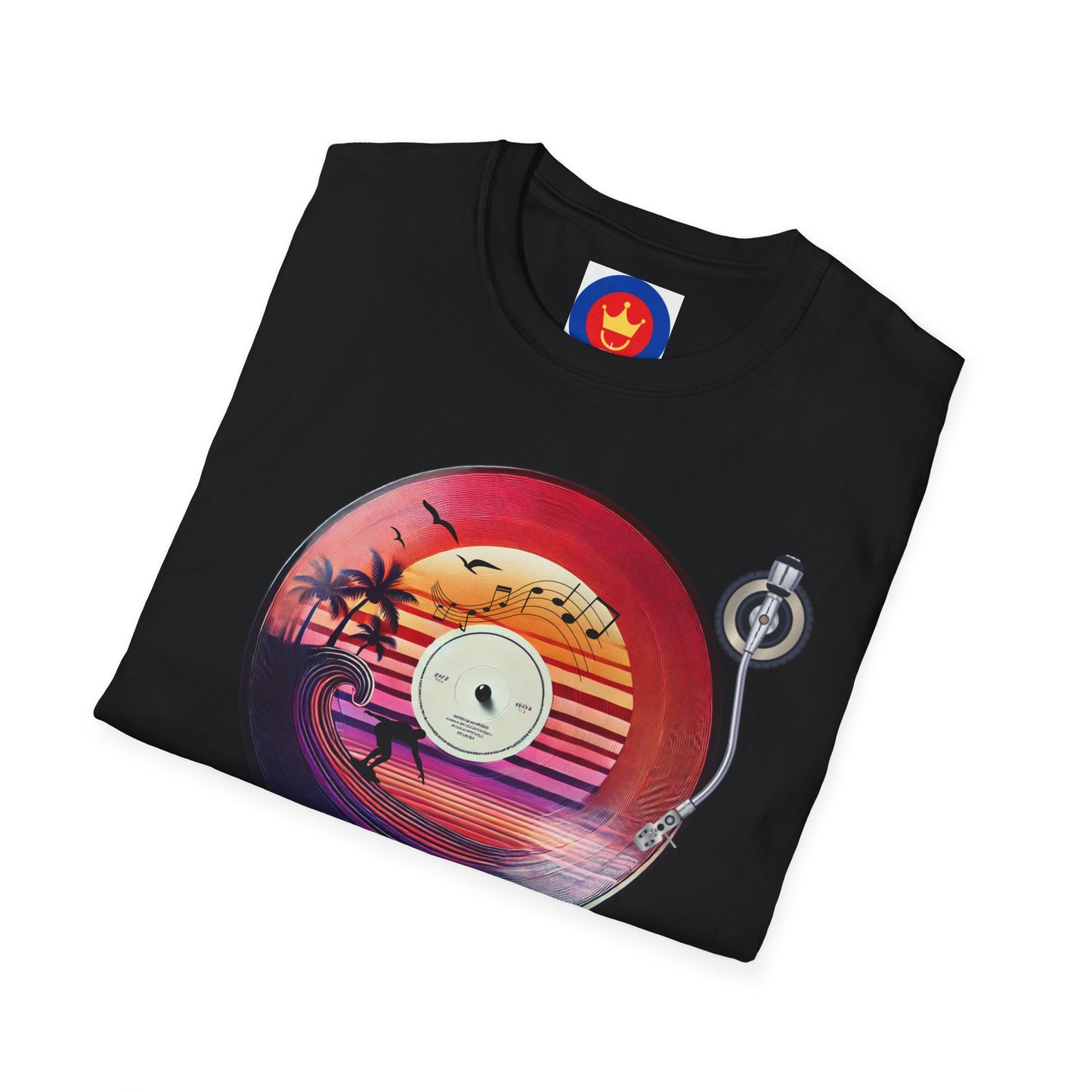 Beach Surf Vinyl Unisex T-Shirt | Beach Bum Fashion Apparel
