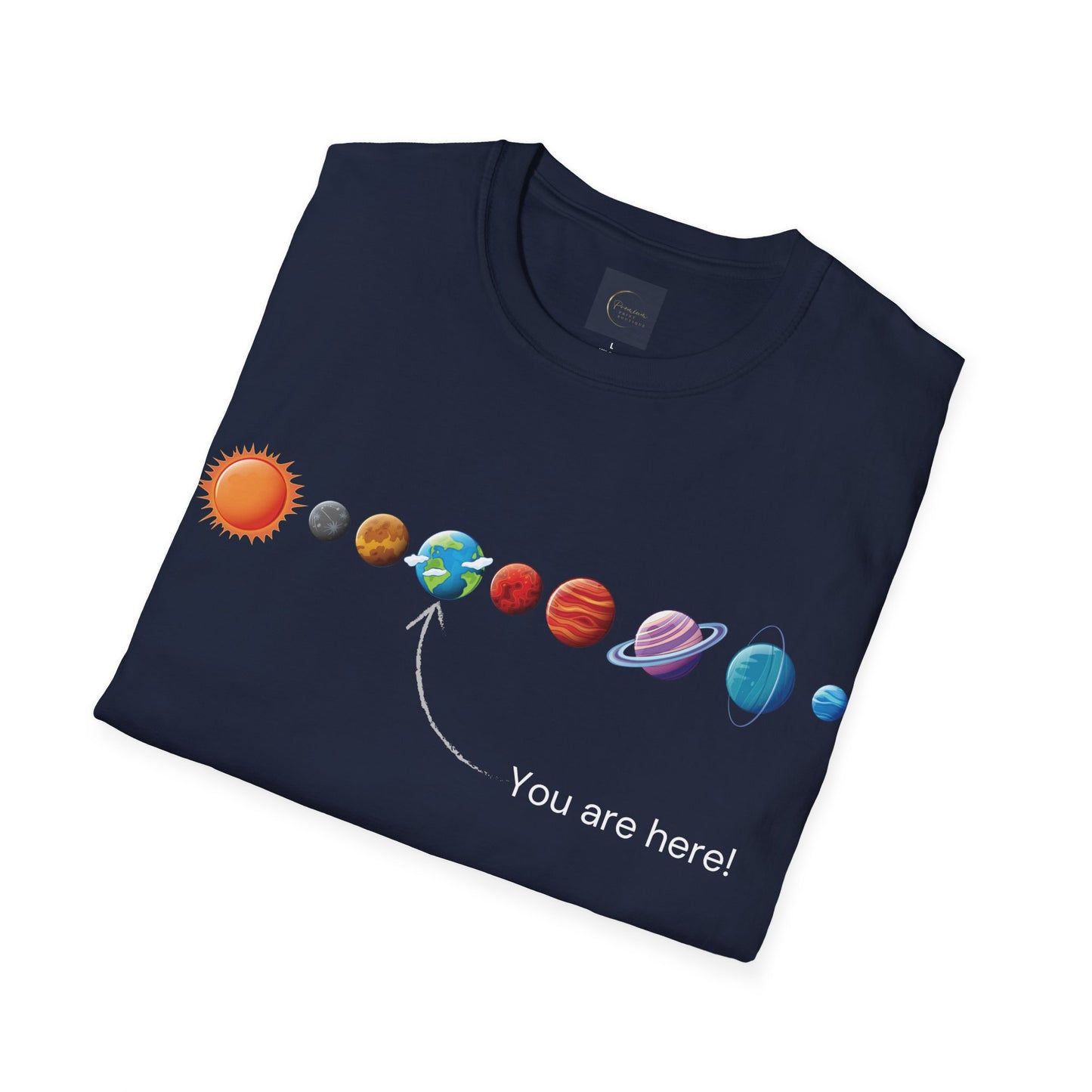 You Are Here Galaxy Unisex T-Shirt | Funny Astronomy Tee