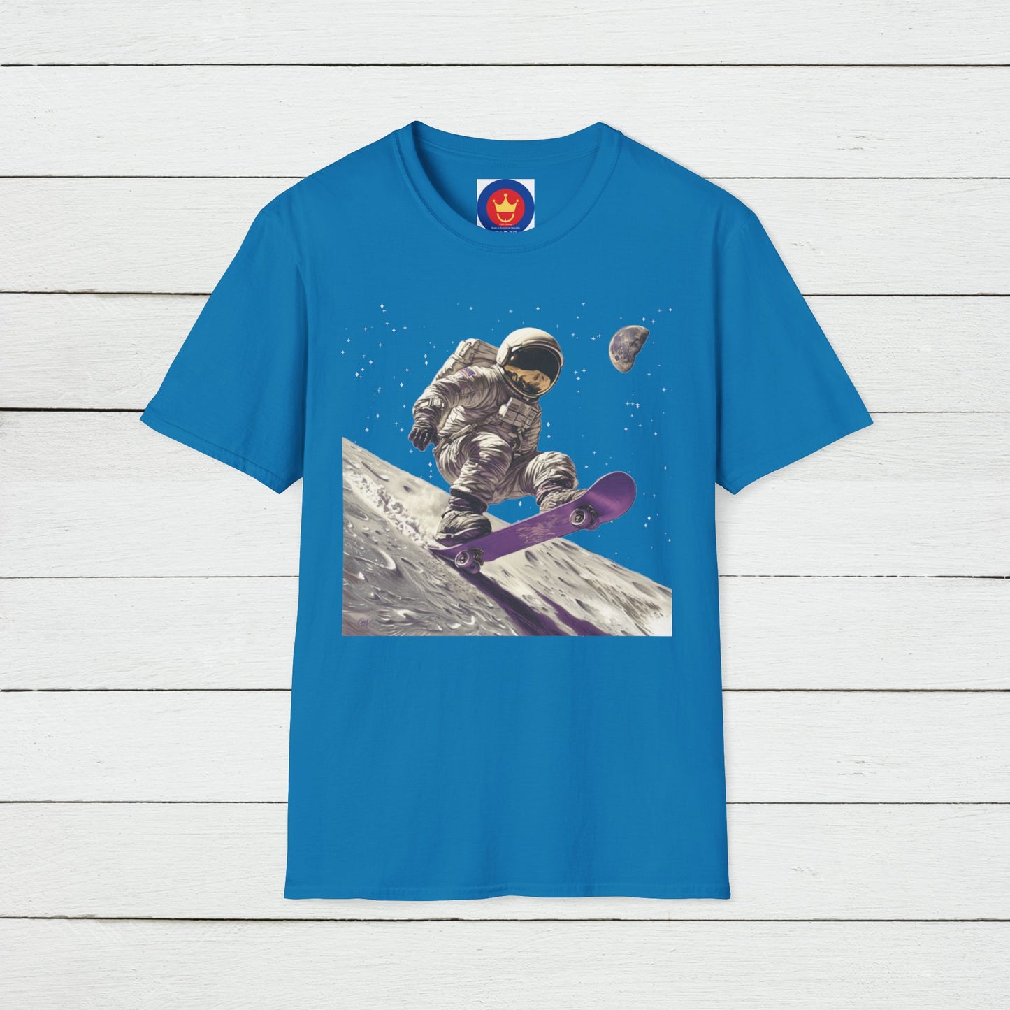 Astronaut Shirt, Funny Moon Shirt, Funny Spaceman Shirt, Outer Space Shirt, Skateboarding Shirt, Skateboarder Shirt, Skate Tee, Unisex Shirt