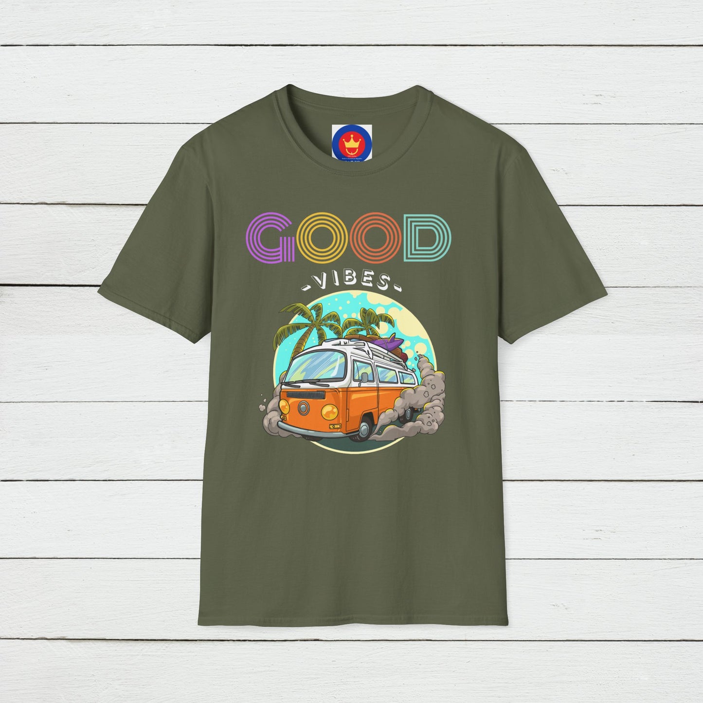 Beach Surfing Good Vibes Summer Unisex Shirt