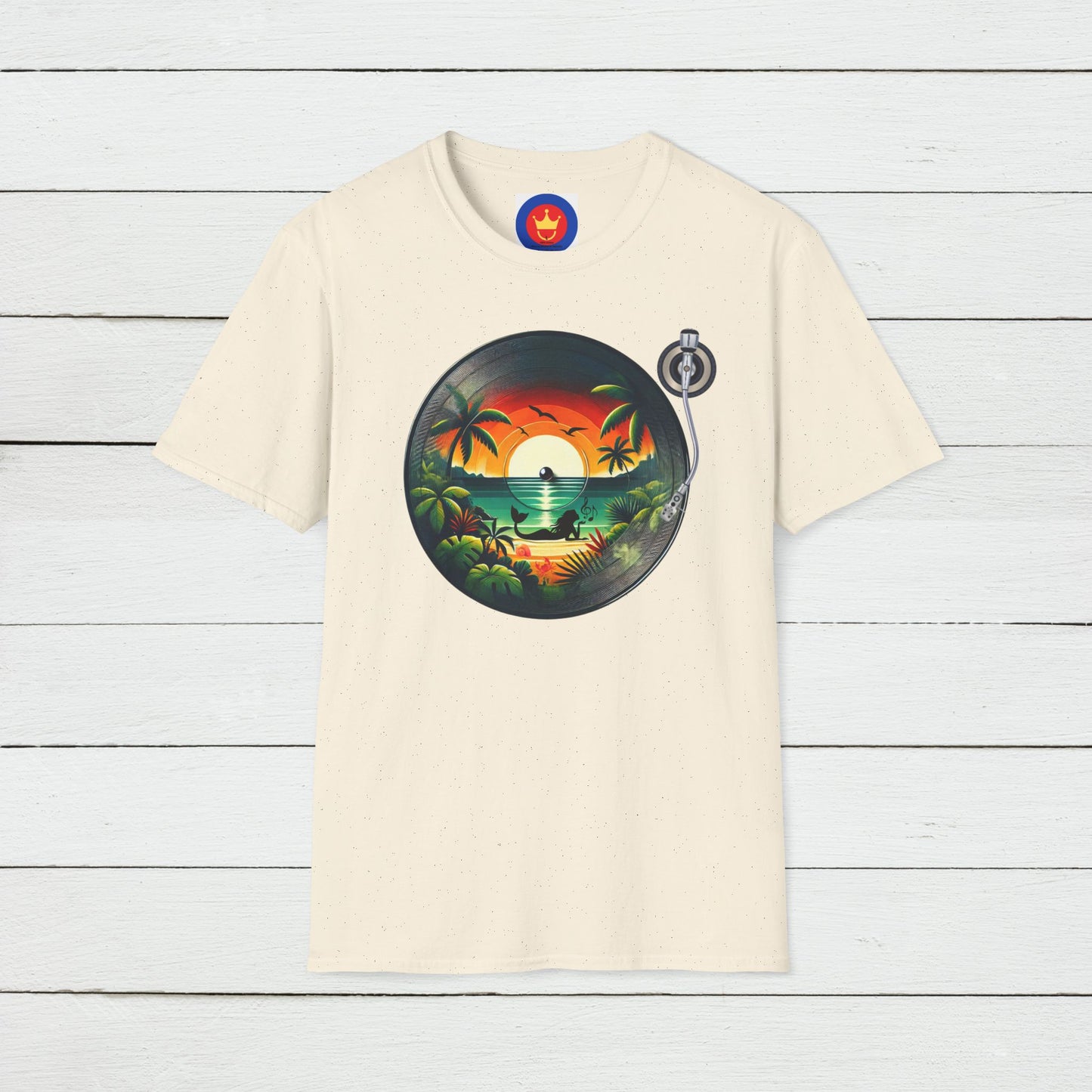 Beach Vinyl Unisex T-Shirt | Beach Bum Fashion Apparel