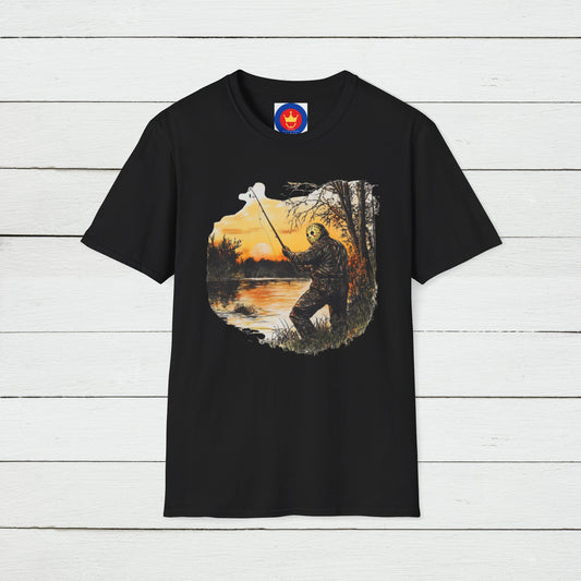 Jason Voorhees Fishing Unisex T-Shirt | Fisherman Tee