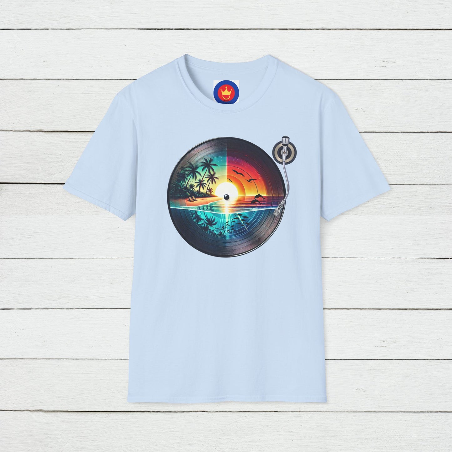 Beach Vinyl Unisex T-Shirt | Beach Bum Fashion Apparel
