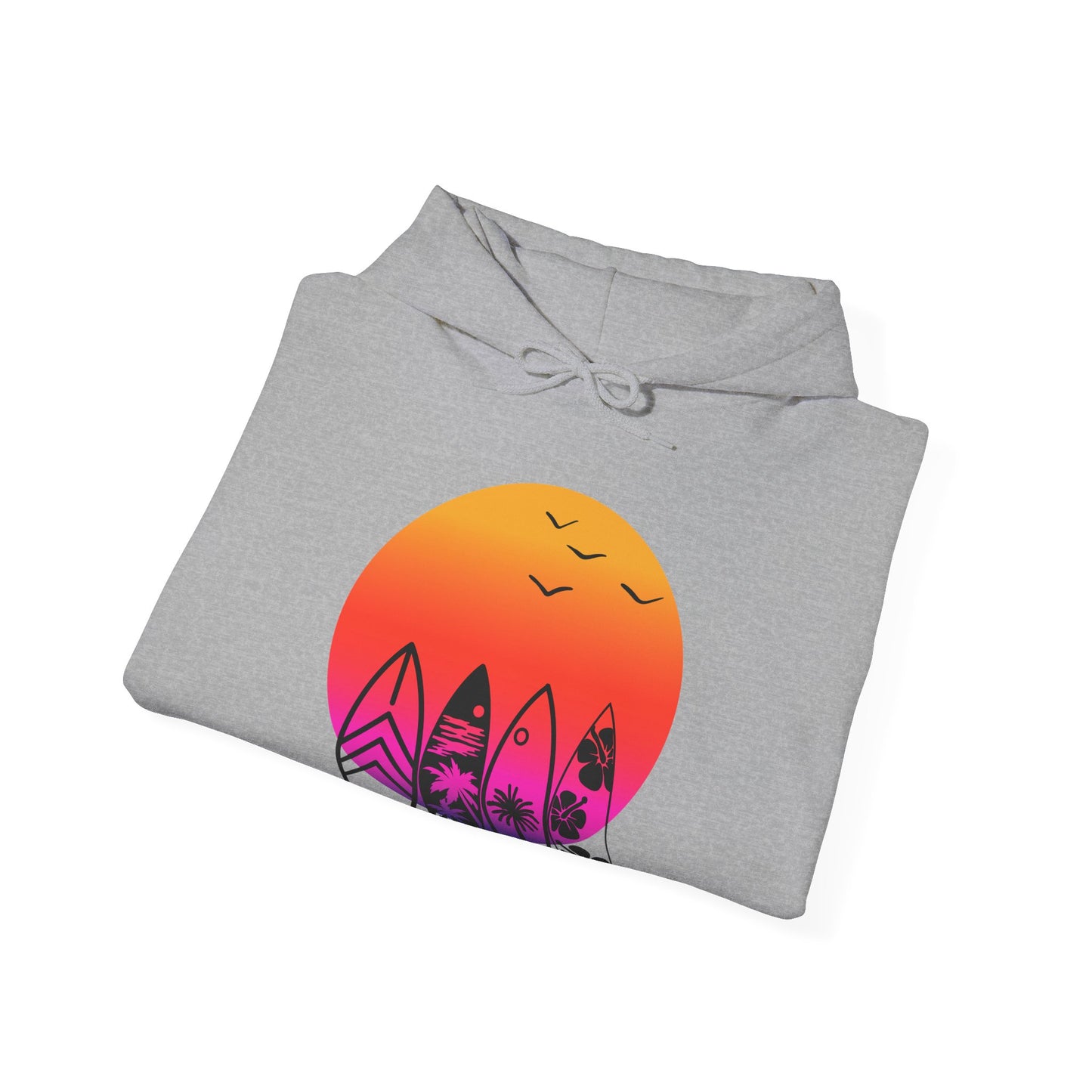 Retro Surf Hoodie | Classic Surfing Design | Surfer Gift