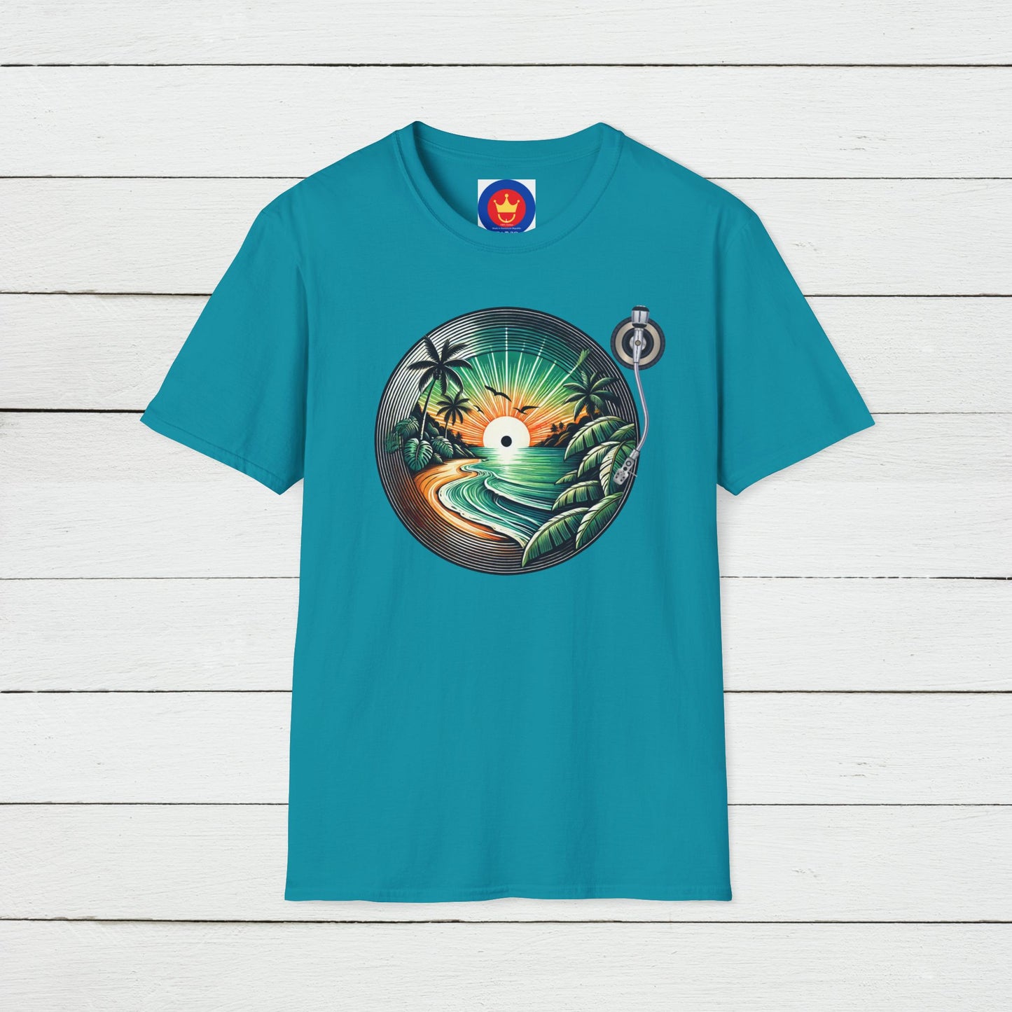 Beach Vinyl Unisex T-Shirt | Beach Bum Fashion Apparel