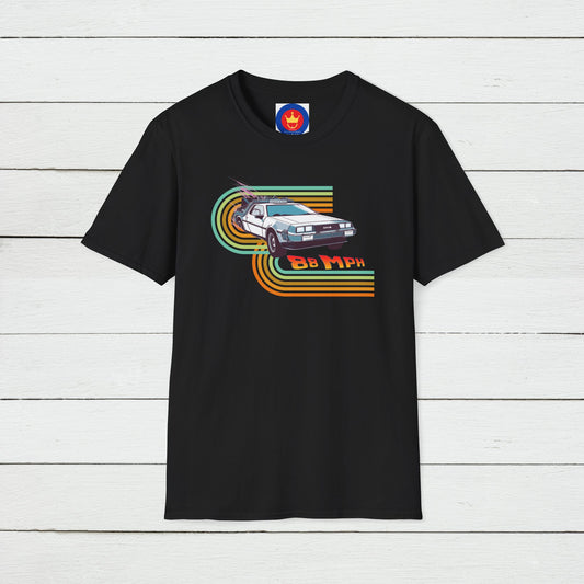 Back to the Future DeLorean Inspired Unisex T-Shirt | 80s Movie Design Shirt