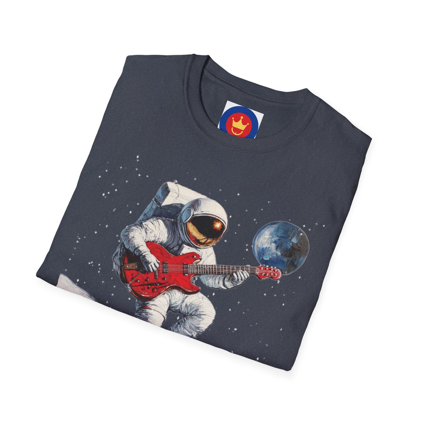 Guitar Player Astronaut Unisex T-Shirt | Outer Space Guitar Player Shirt