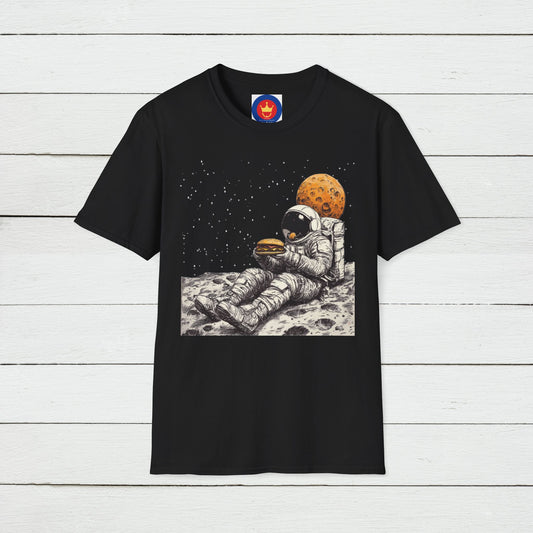 Astronaut Shirt, Funny Moon Shirt, Funny Spaceman Shirt, Outer Space Shirt, Hamburger Lovers, Hamburger Shirt, Fast Food Tee, Unisex T-shirt