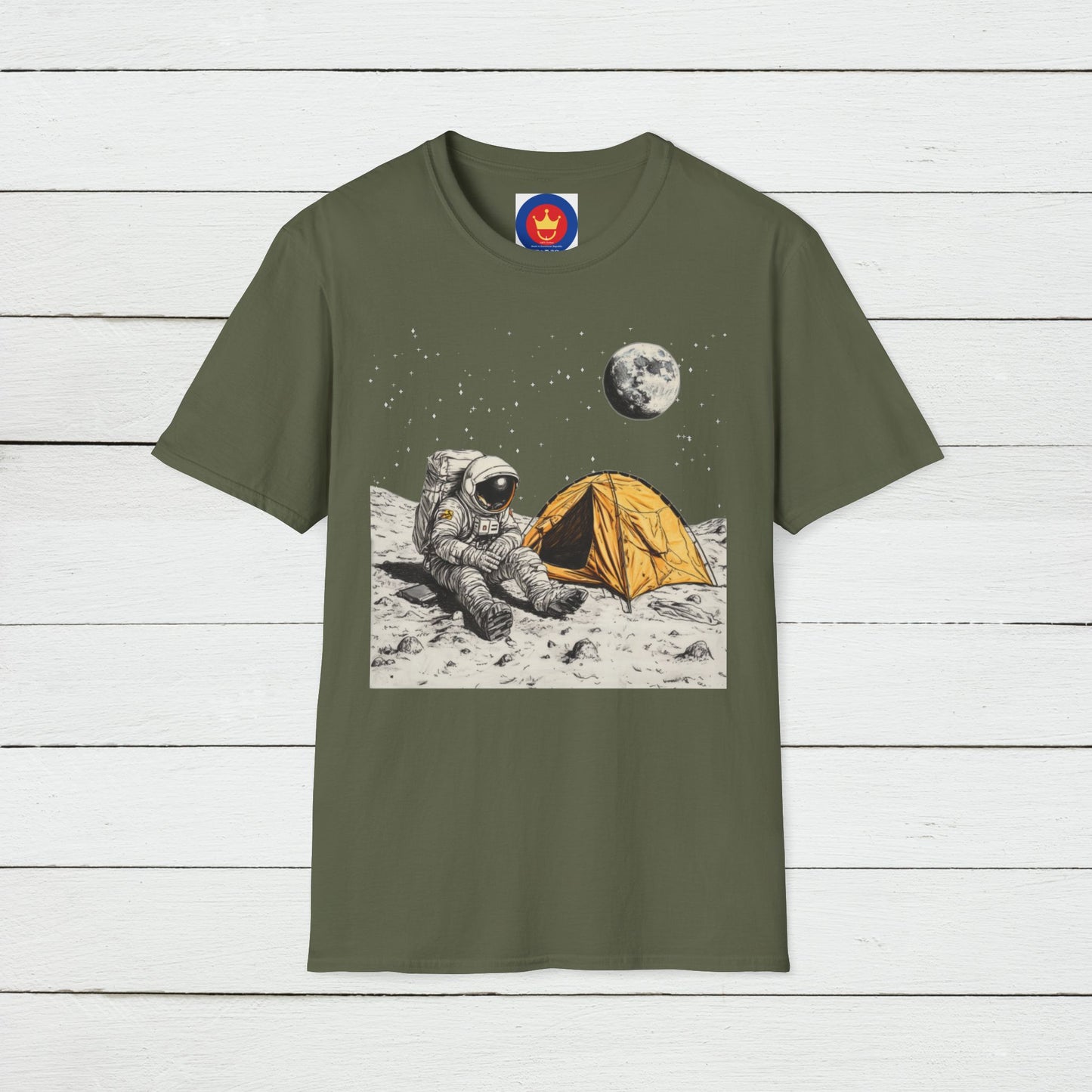 Astronaut Shirt, Funny Moon Shirt, Funny Spaceman Shirt, Outer Space Shirt, Camping Lovers Gift, Camp Lover Shirt, Astronomy, Unisex T-shirt