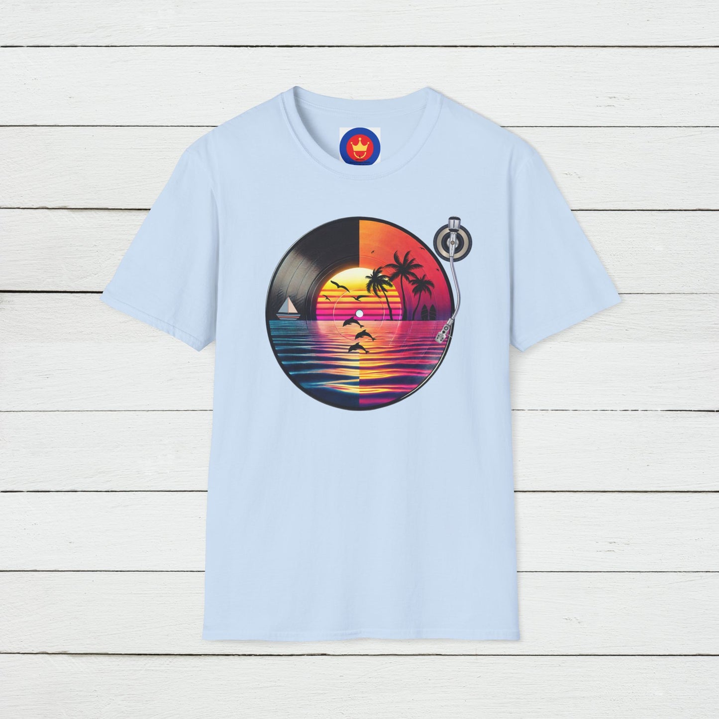 Beach Vinyl Unisex T-Shirt | Beach Bum Fashion Apparel