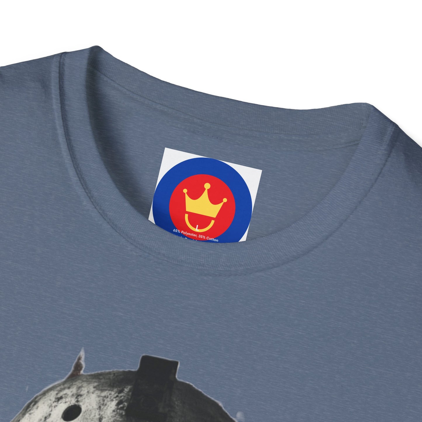 Horror Movie Villain Unisex Softstyle T-Shirt | Jason Vorhees Mask Shirt