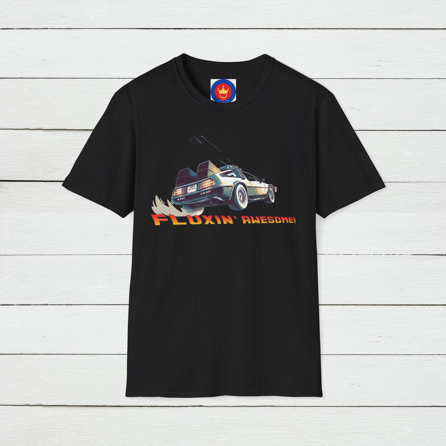 Back to the Future DeLorean Inspired Unisex T-Shirt | 80s Movie Design Shirt