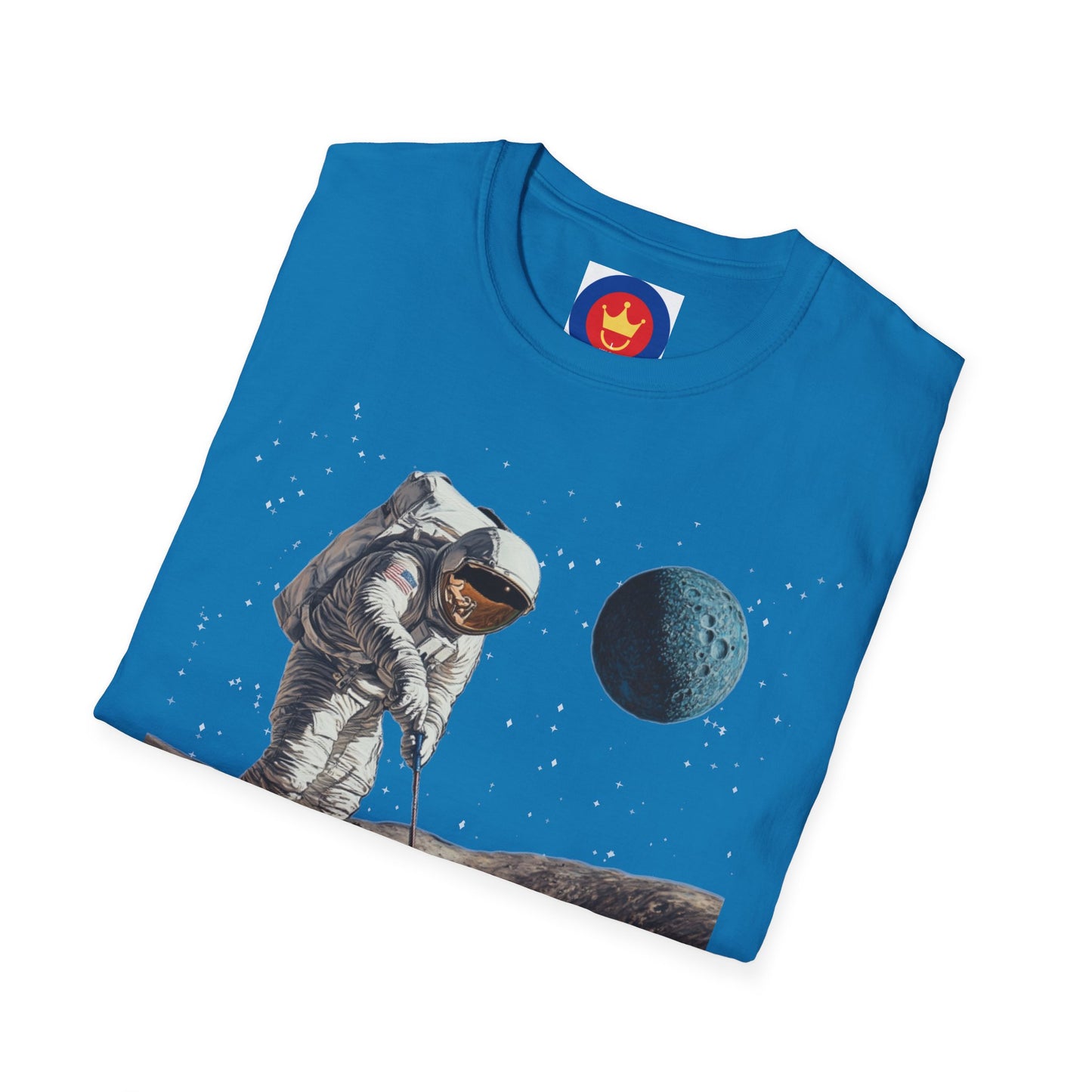 Astronaut Golfer Unisex T-Shirt | Outer Space Golf Shirt