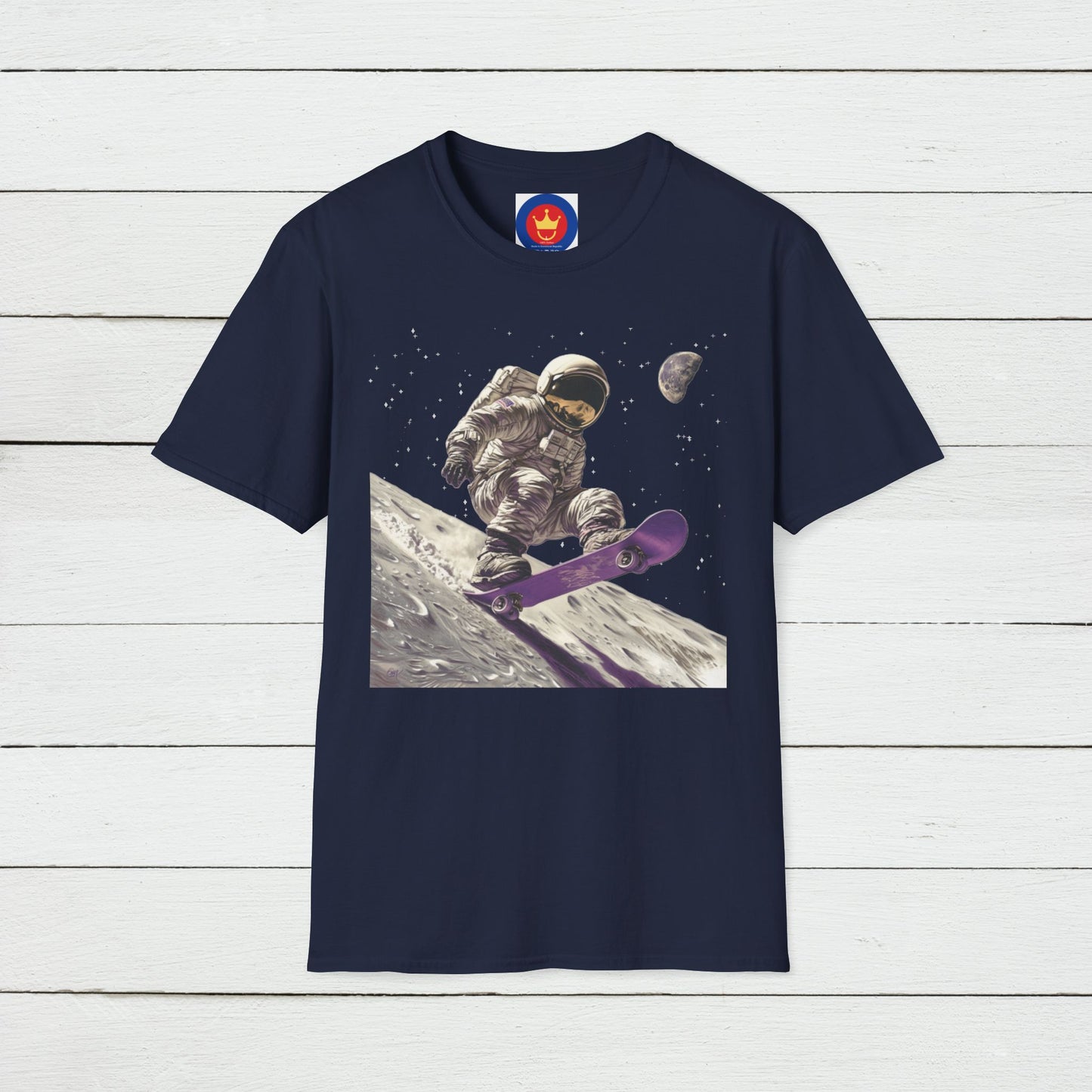 Astronaut Shirt, Funny Moon Shirt, Funny Spaceman Shirt, Outer Space Shirt, Skateboarding Shirt, Skateboarder Shirt, Skate Tee, Unisex Shirt
