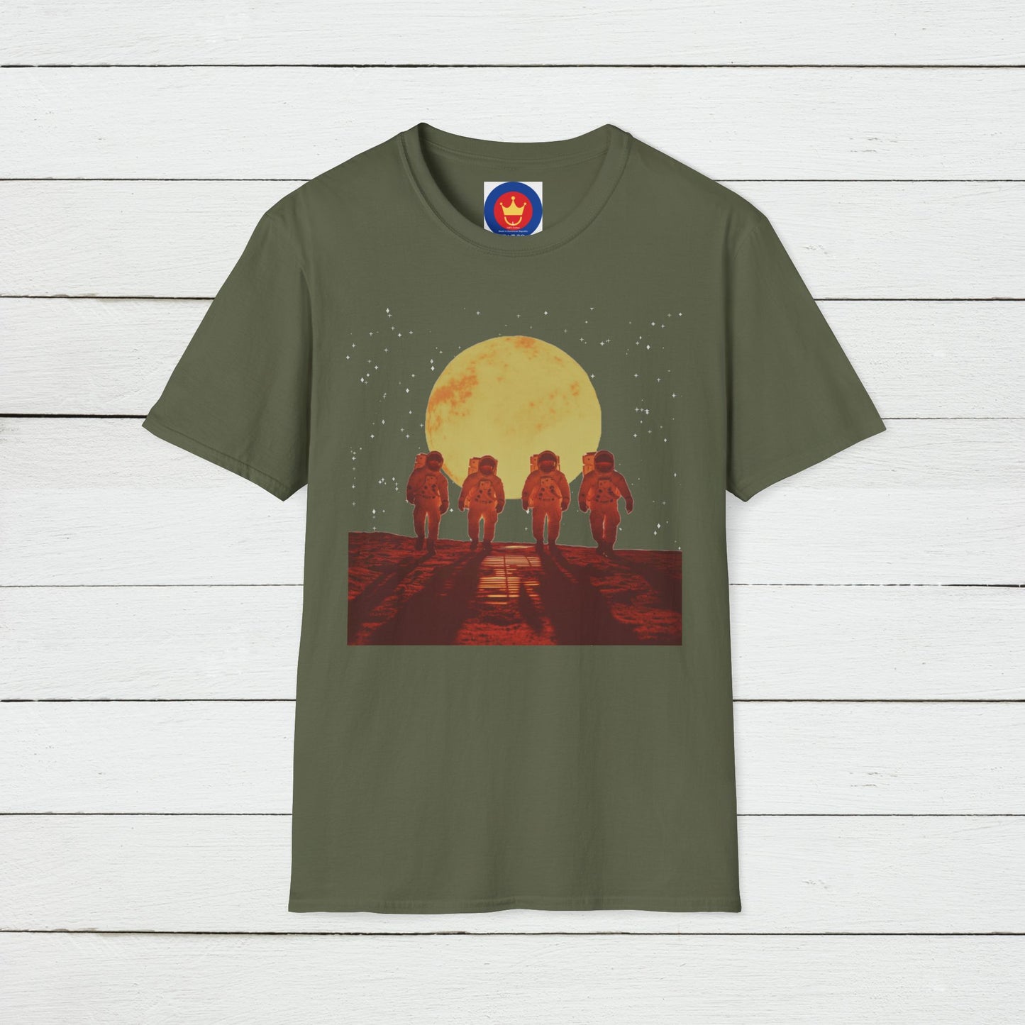 Astronaut unisex T-Shirt | Outer Space Design | Retro Sci-Fi Space Shirt