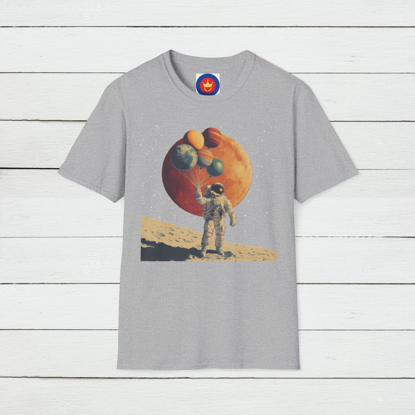 Astronaut Unisex Space Graphic T-shirt | Funny Cosmic Planets Apparel