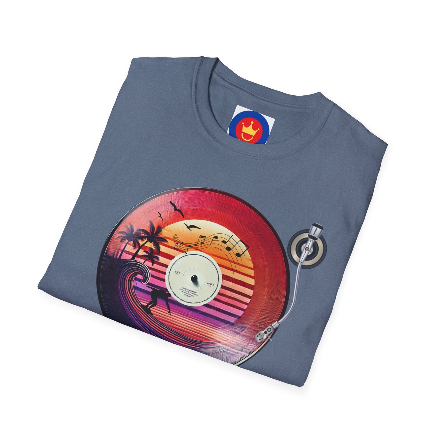 Beach Surf Vinyl Unisex T-Shirt | Beach Bum Fashion Apparel