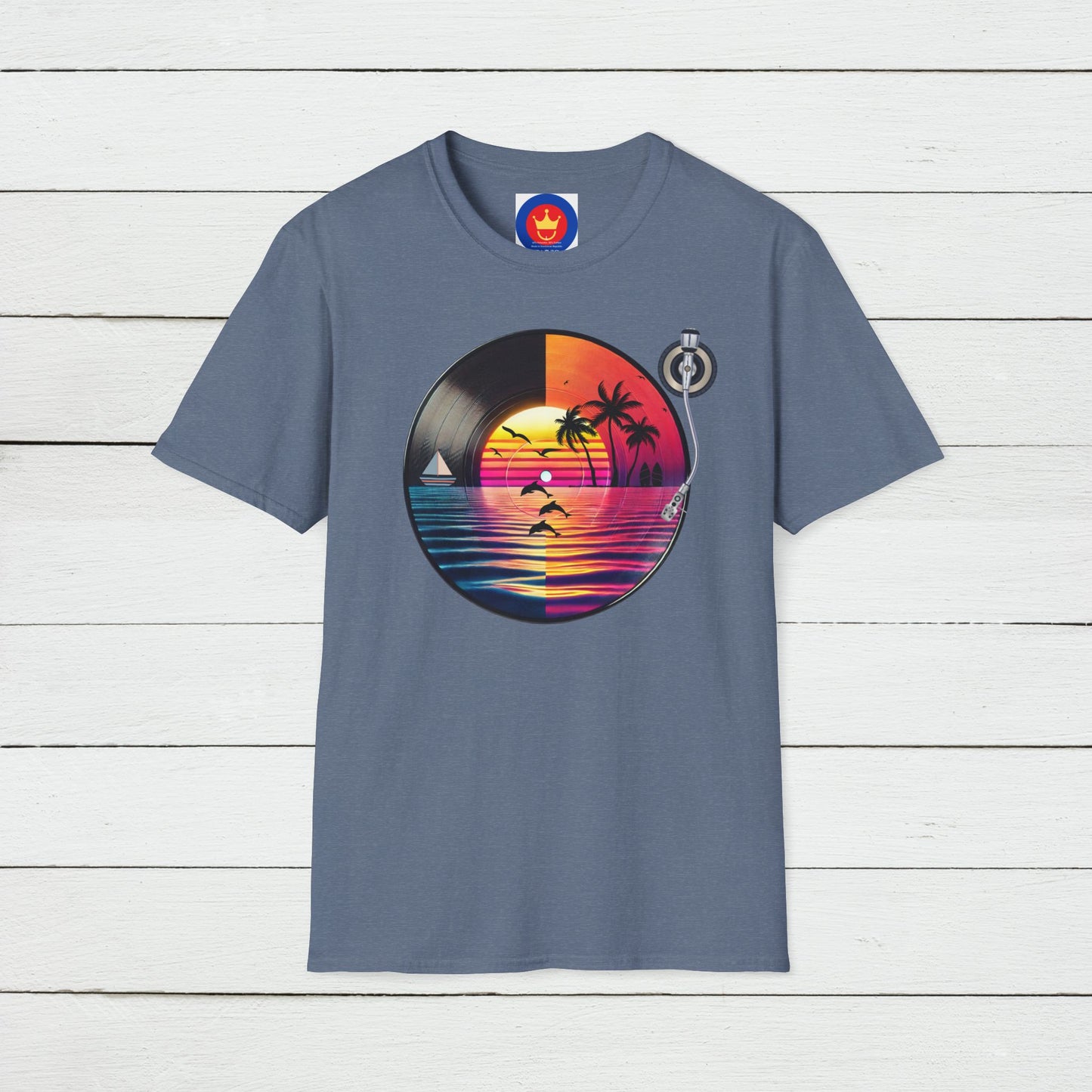 Beach Vinyl Unisex T-Shirt | Beach Bum Fashion Apparel