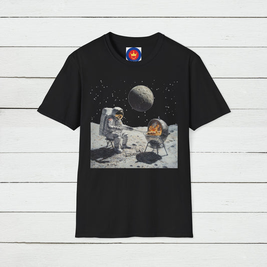 Astronaut Shirt, Funny Moon Shirt, Funny Spaceman Shirt, Outer Space Shirt, BBQ Shirt, Mens Cooking Shirt, Men Cooking Gift, Unisex Shirt