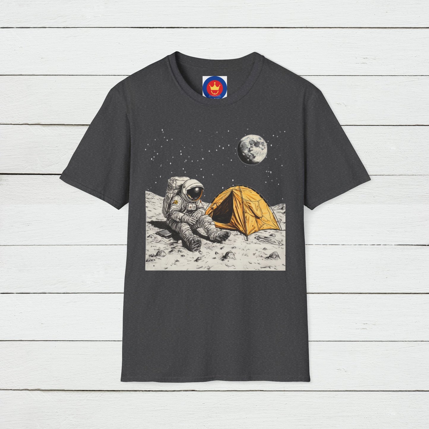 Astronaut Shirt, Funny Moon Shirt, Funny Spaceman Shirt, Outer Space Shirt, Camping Lovers Gift, Camp Lover Shirt, Astronomy, Unisex T-shirt