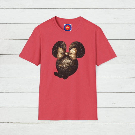 Disney Inspired Unisex T-Shirt | Minnie Glitter Shirt