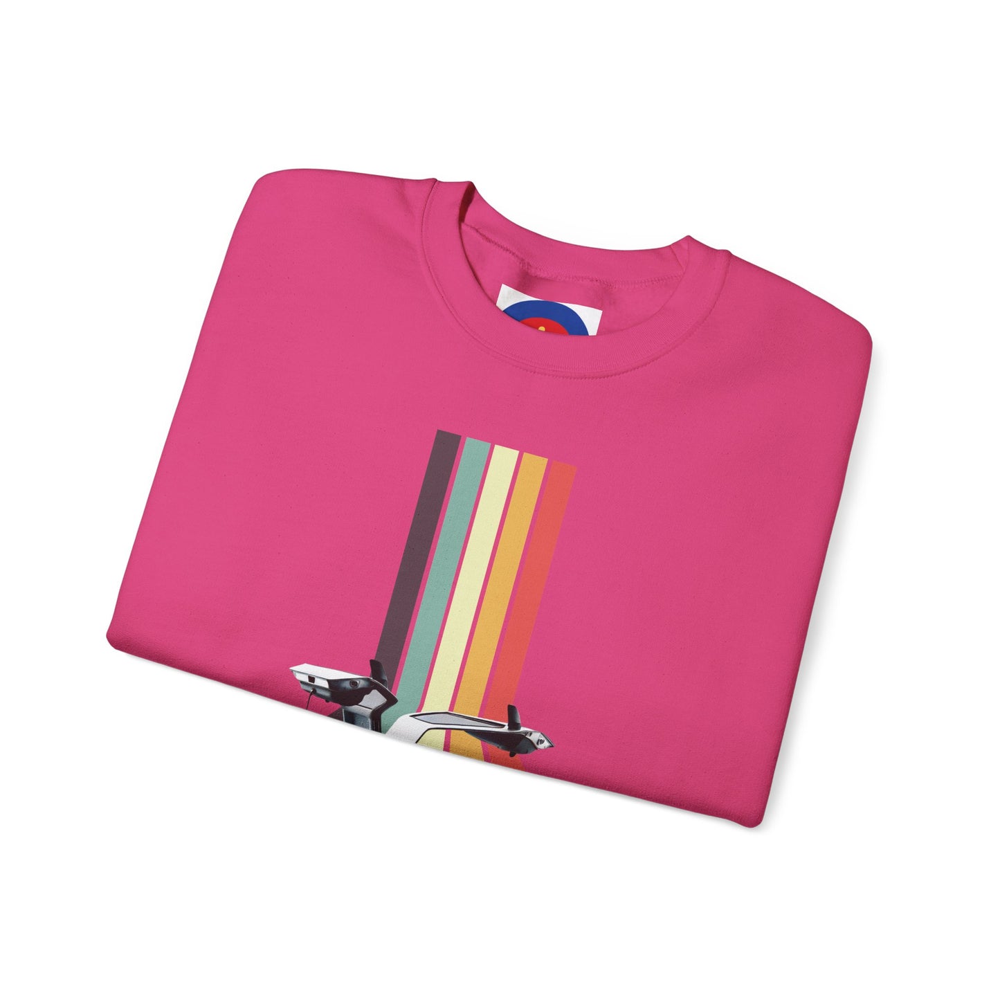 Back to the Future DeLorean Inspired Sweatshirt | Unisex Retro Sci-Fi Graphic Design