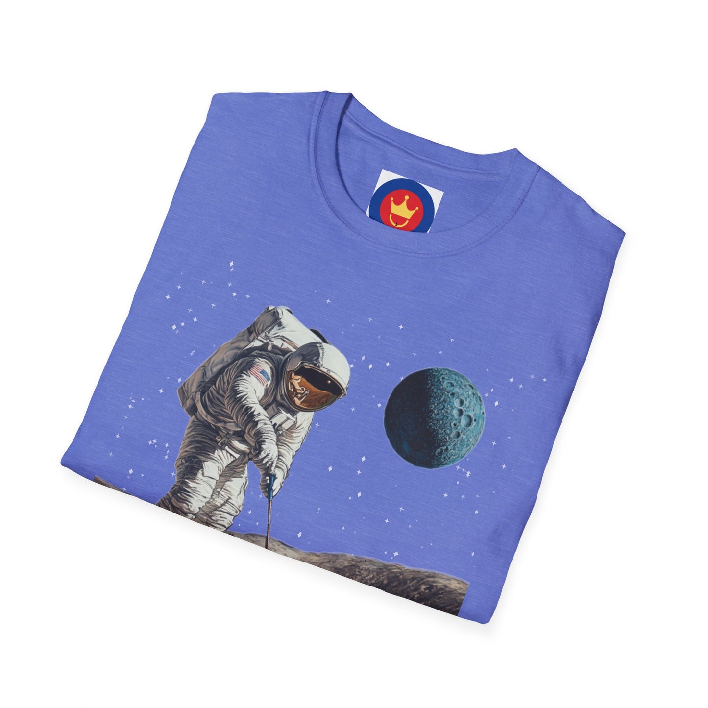 Astronaut Golfer Unisex T-Shirt | Outer Space Golf Shirt