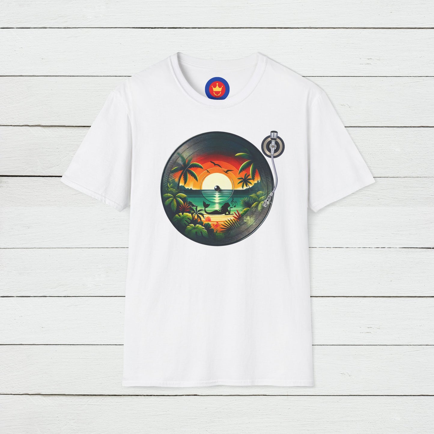 Beach Vinyl Unisex T-Shirt | Beach Bum Fashion Apparel