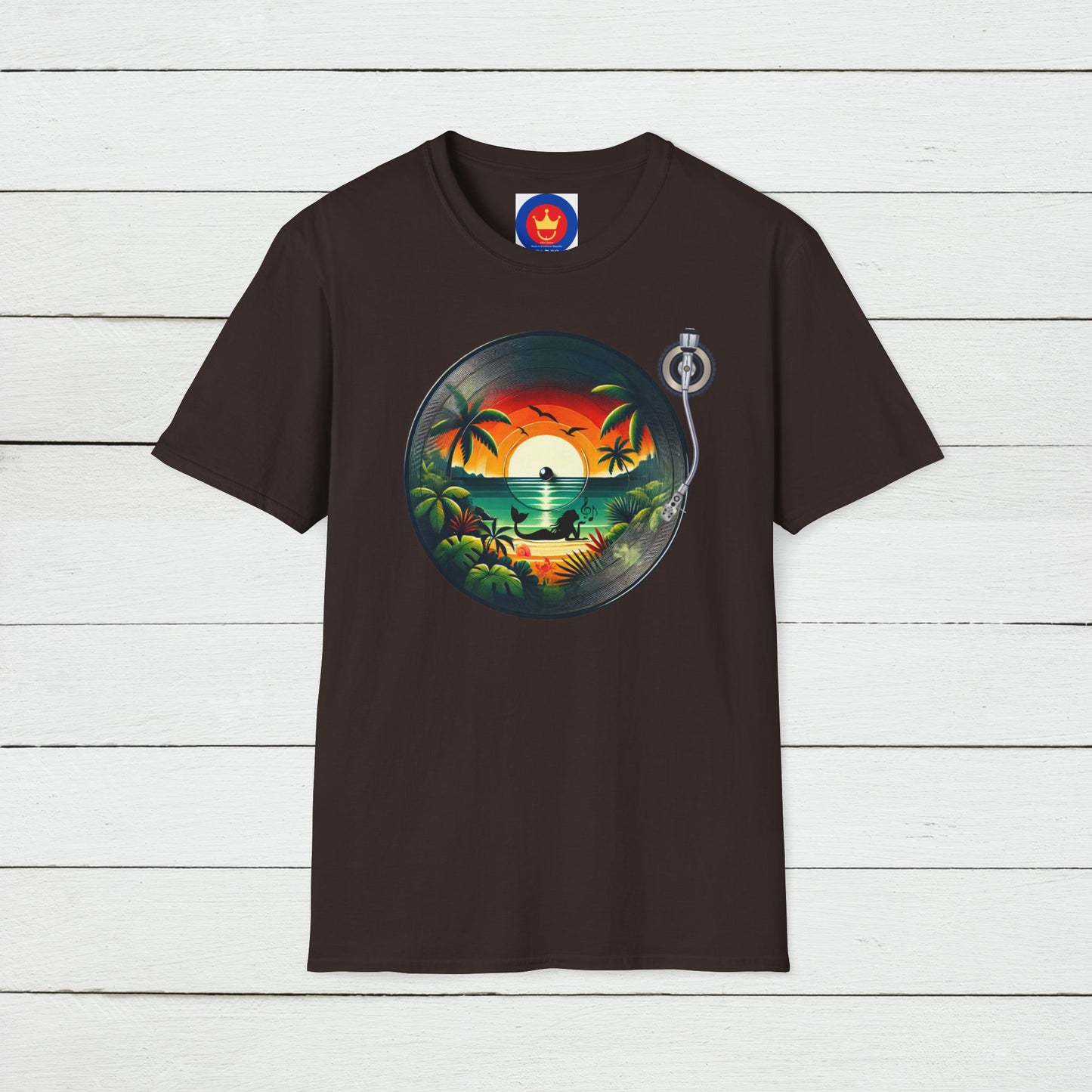 Beach Vinyl Unisex T-Shirt | Beach Bum Fashion Apparel