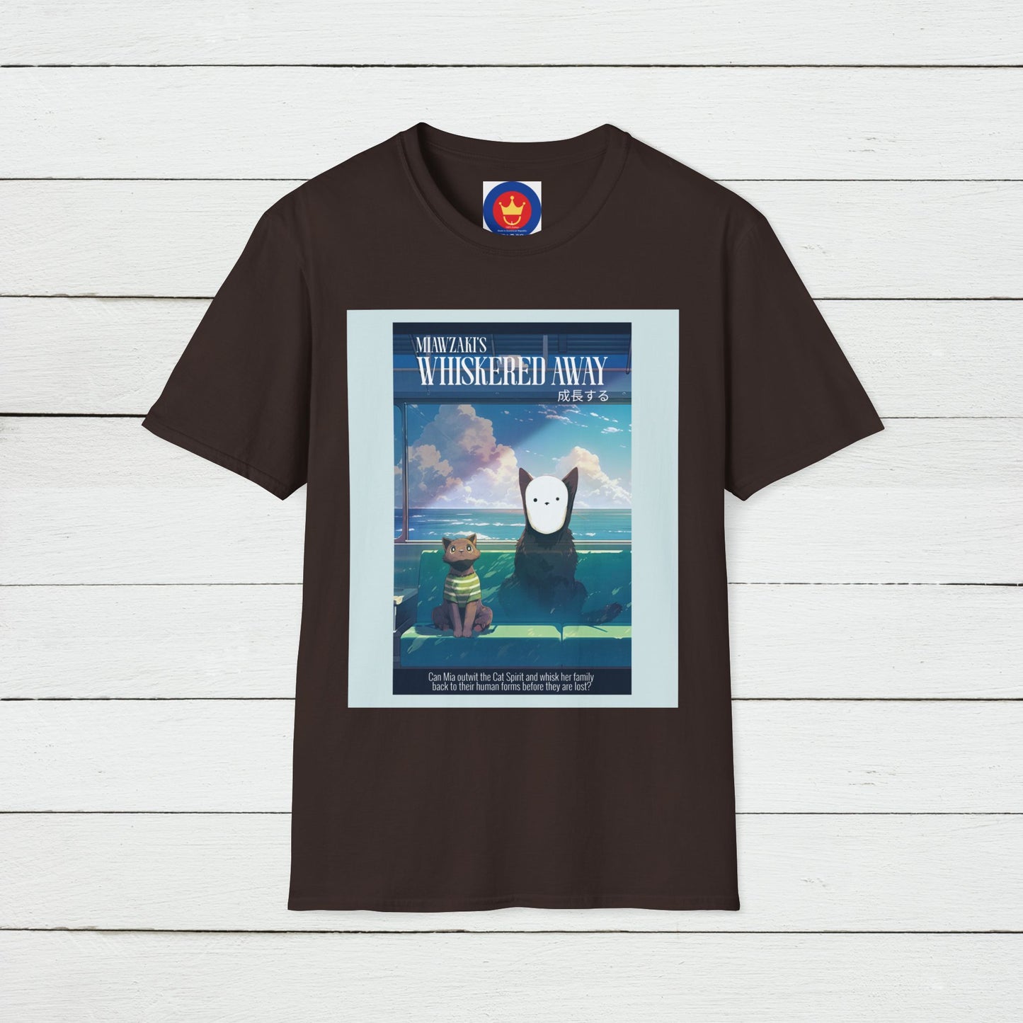 Spirited Away Funny Cat Unisex T-shirt | Ghibli Studio Chihiro shirt