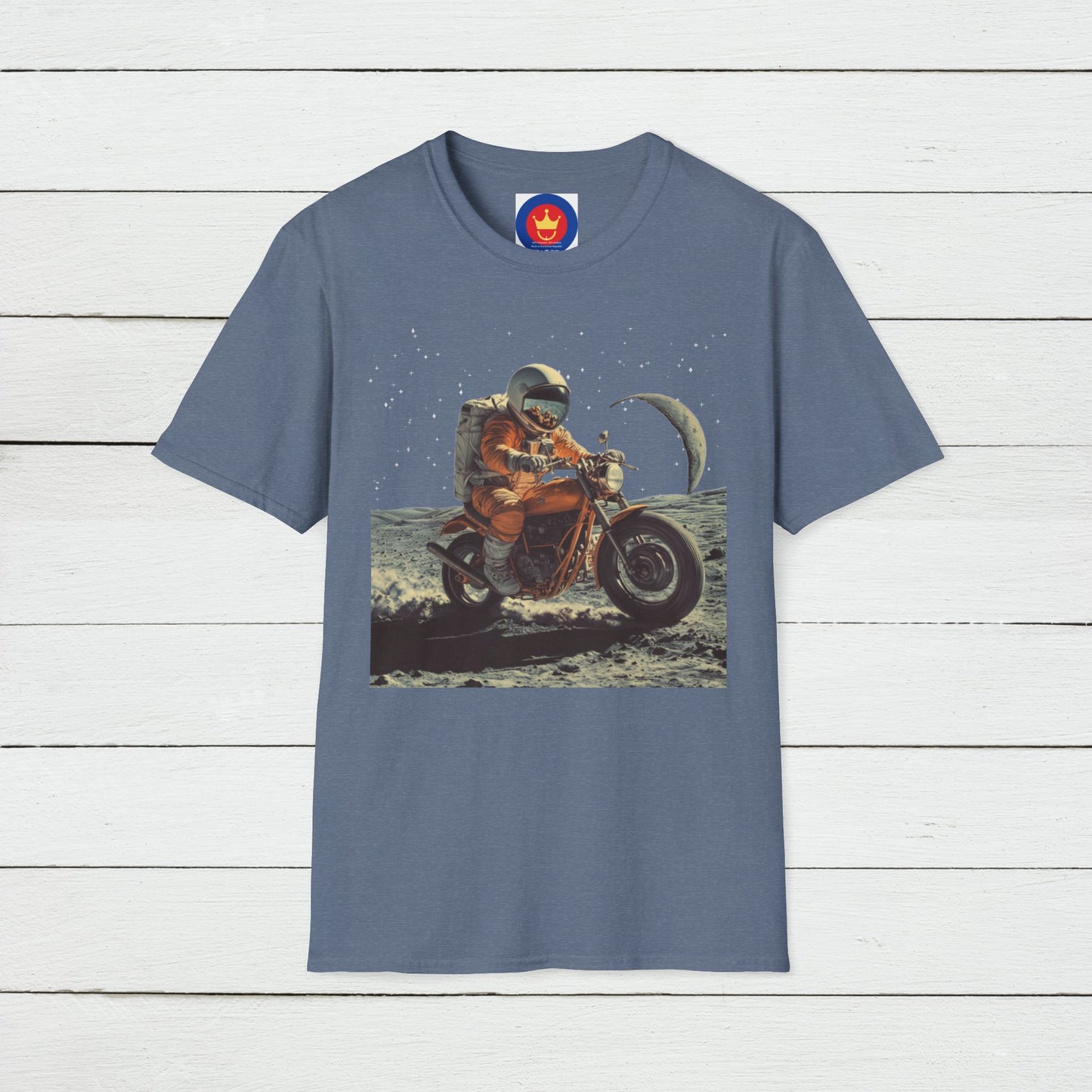Astronaut Shirt, Funny Moon Shirt, Funny Spaceman Shirt, Outer Space Shirt, Motorcycle Lover Shirt, Motobike Shirt, Moto Tee, Unisex T-shirt