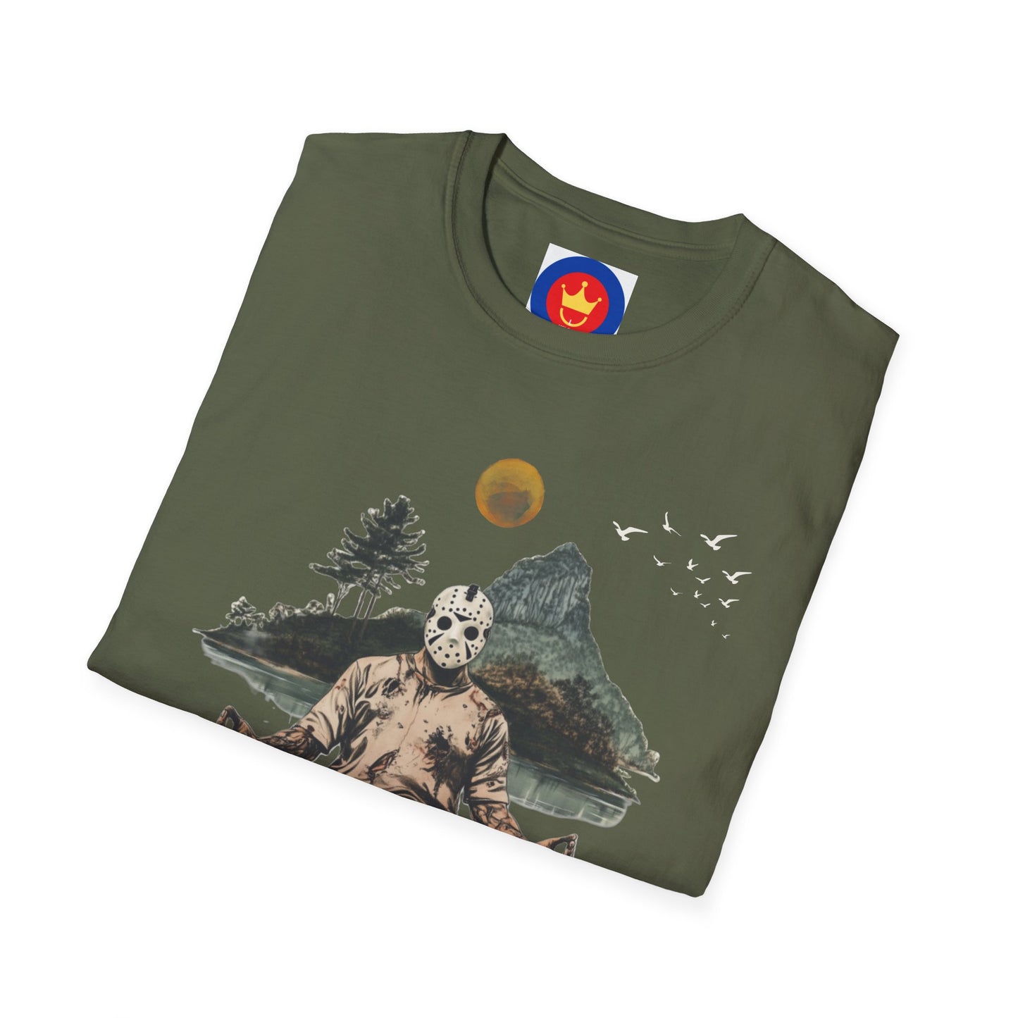 Friday the 13th Jason Vorhees Zen Unisex T-Shirt | Meditation Tee