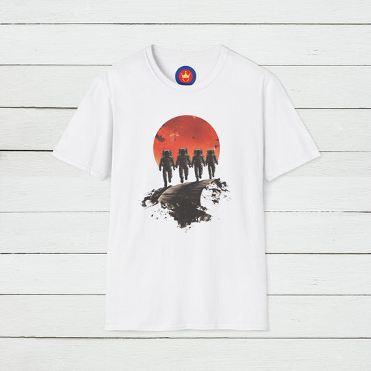 Astronaut T-Shirt, Unisex Space Graphic Tee, Astronaut Adventures Tee, Outer Space Design, Unique Cosmic Apparel, Retro Sci-Fi Space Shirt