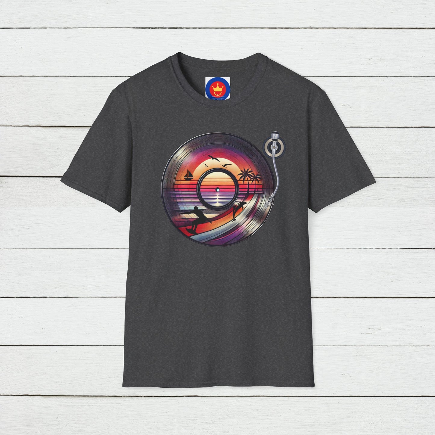 Beach Vinyl Unisex T-Shirt | Beach Bum Fashion Apparel