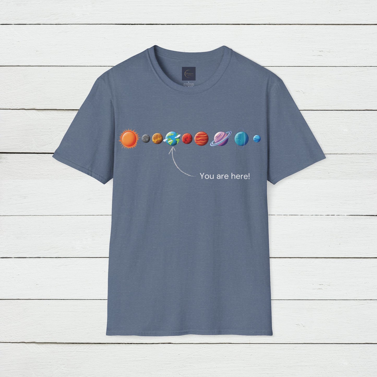 You Are Here Galaxy Unisex T-Shirt | Funny Astronomy Tee