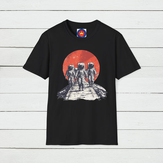 Astronaut T-Shirt, Unisex Space Graphic Tee, Astronaut Adventures Tee, Outer Space Design, Unique Cosmic Apparel, Retro Sci-Fi Space Shirt