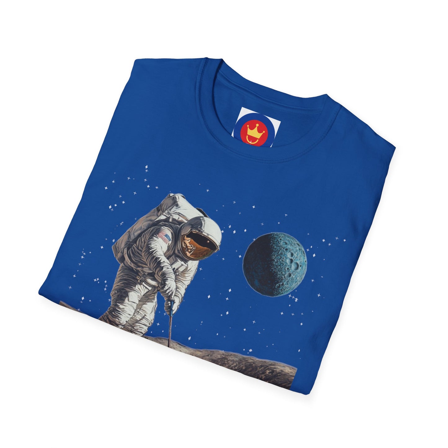 Astronaut Golfer Unisex T-Shirt | Outer Space Golf Shirt