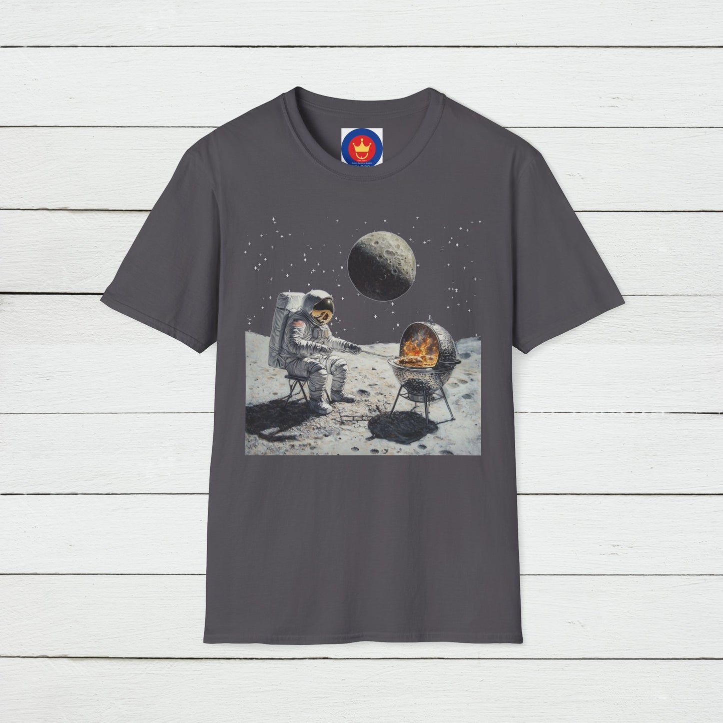 Astronaut Shirt, Funny Moon Shirt, Funny Spaceman Shirt, Outer Space Shirt, BBQ Shirt, Mens Cooking Shirt, Men Cooking Gift, Unisex Shirt