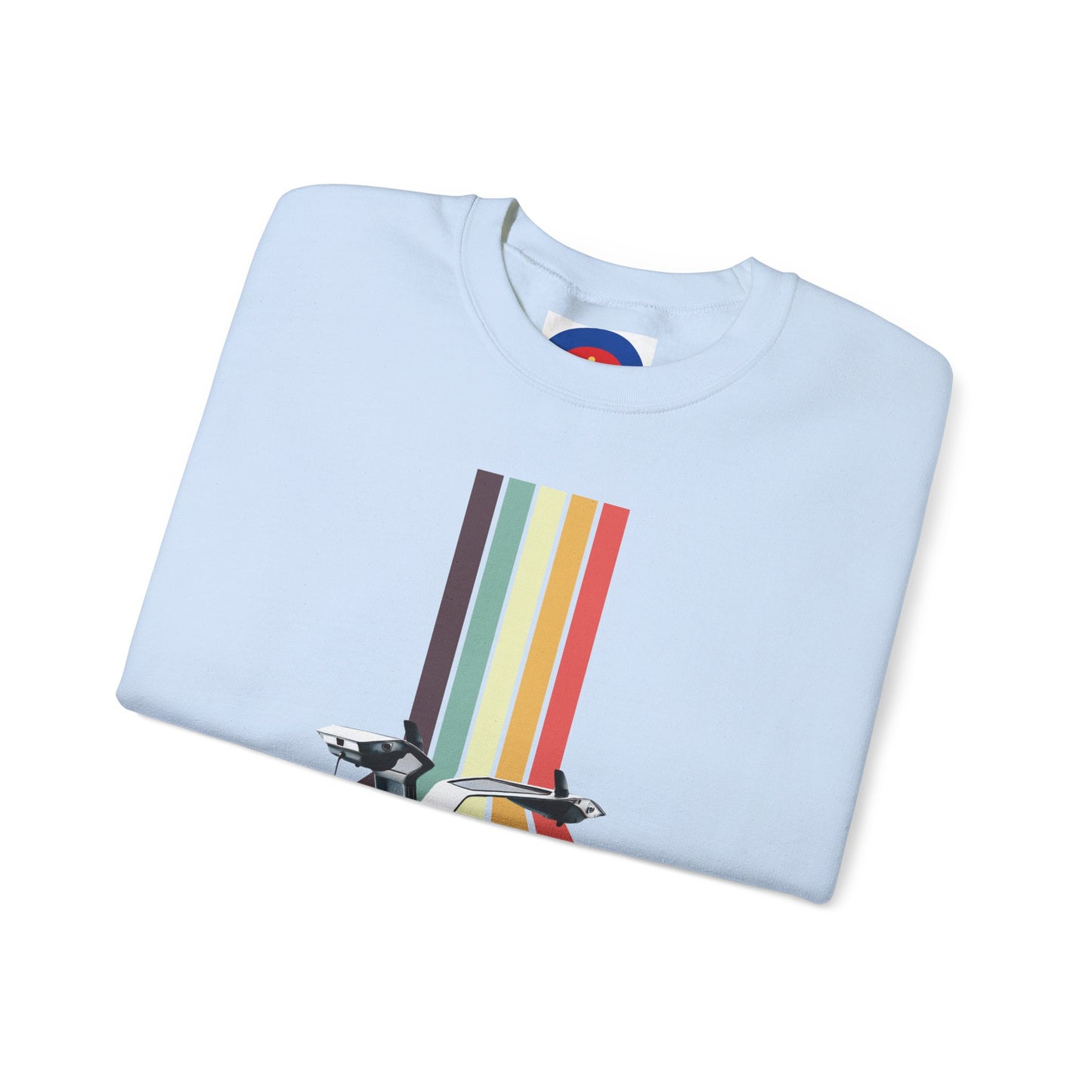 Back to the Future DeLorean Inspired Sweatshirt | Unisex Retro Sci-Fi Graphic Design