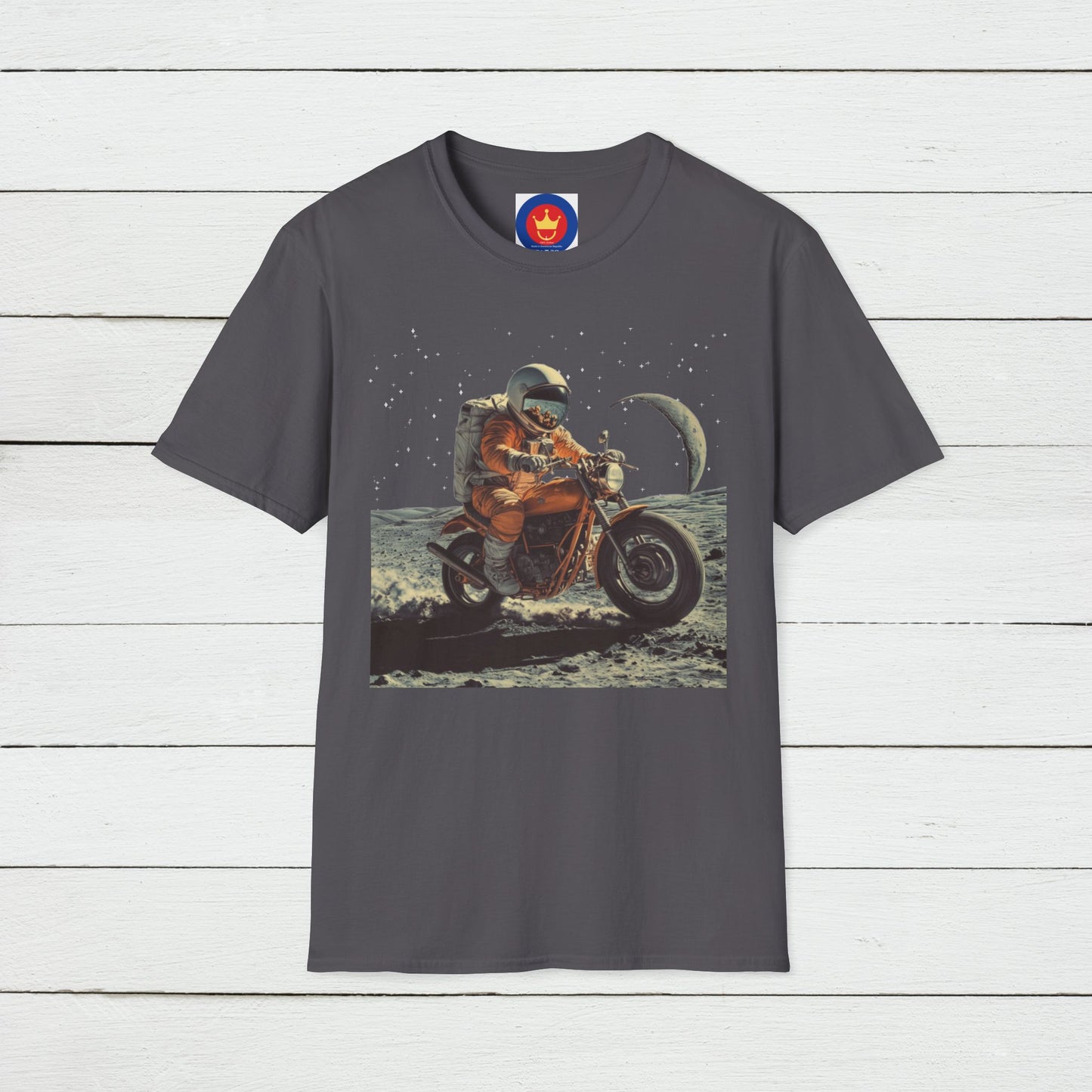 Astronaut Shirt, Funny Moon Shirt, Funny Spaceman Shirt, Outer Space Shirt, Motorcycle Lover Shirt, Motobike Shirt, Moto Tee, Unisex T-shirt