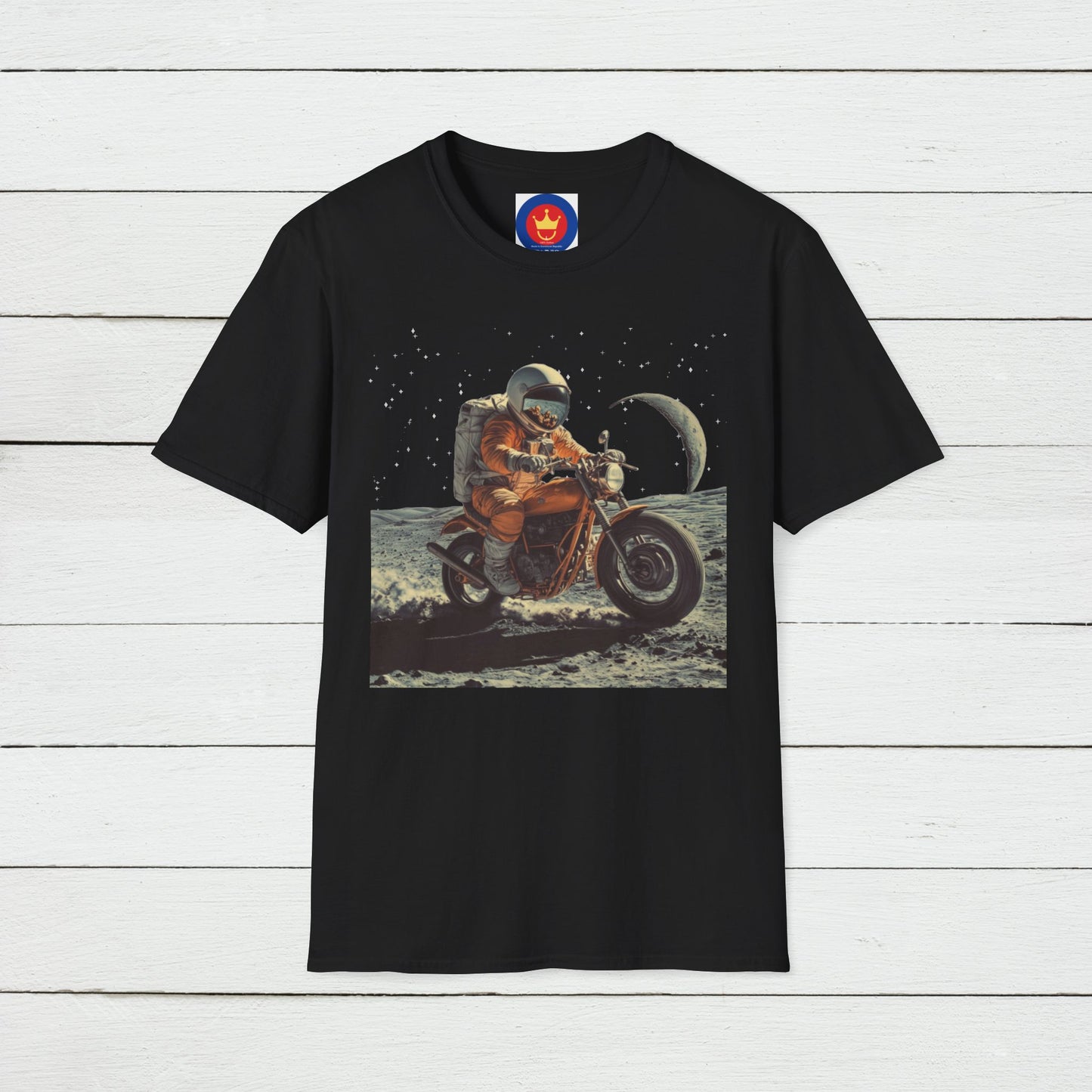 Astronaut Shirt, Funny Moon Shirt, Funny Spaceman Shirt, Outer Space Shirt, Motorcycle Lover Shirt, Motobike Shirt, Moto Tee, Unisex T-shirt