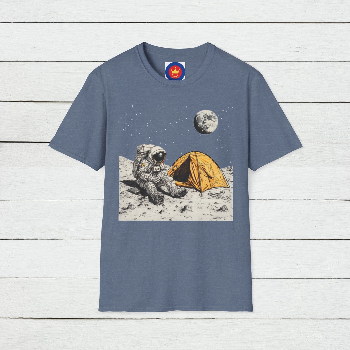 Astronaut Shirt, Funny Moon Shirt, Funny Spaceman Shirt, Outer Space Shirt, Camping Lovers Gift, Camp Lover Shirt, Astronomy, Unisex T-shirt