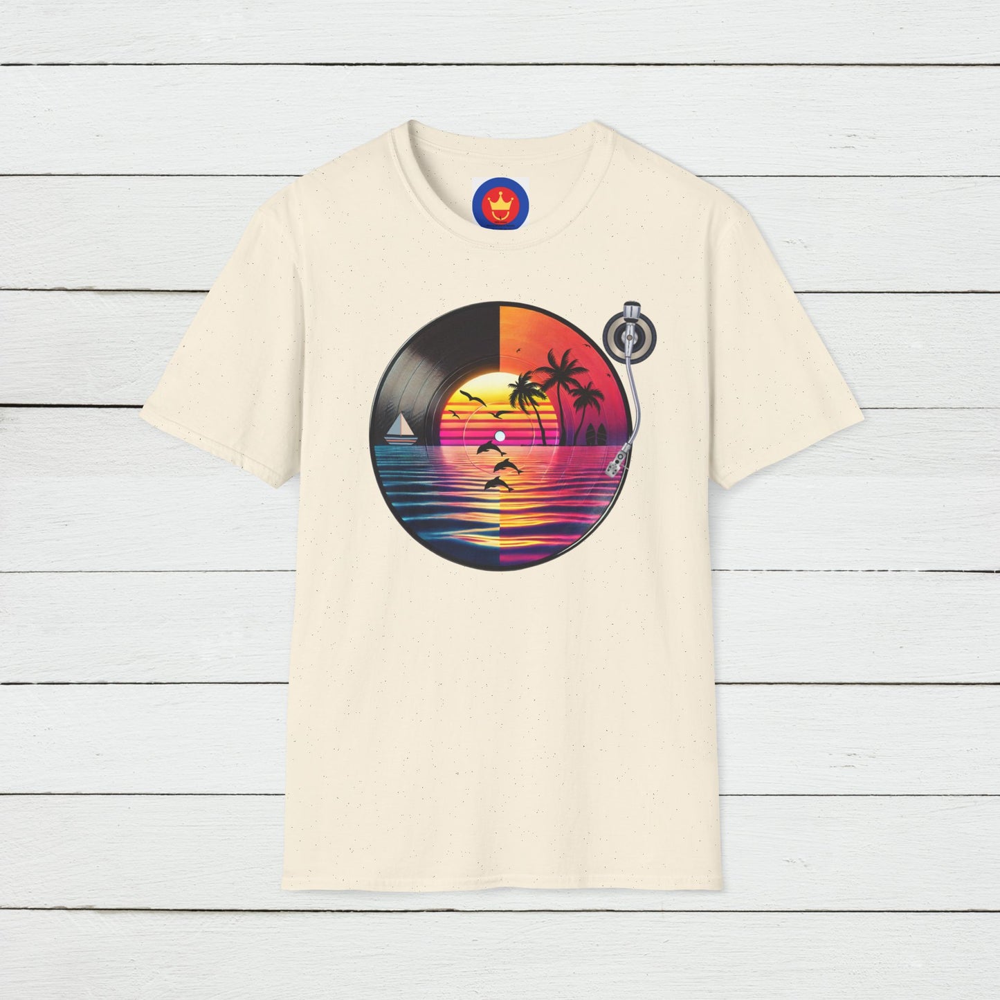 Beach Vinyl Unisex T-Shirt | Beach Bum Fashion Apparel